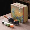 Juego de Té con Asa, Juego de Té Kung Fu, Regalo de Viaje, Tetera Jiangshan, Tetera Hecha a Mano, Souvenir Conmemorativo