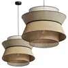 Lámparas, Proyectos de Decoración de Ratán, Restaurantes, B&Bs, Candelabros de Estilo Japonés, Dormitorios, Salas de Estar, Pantallas de Lámpara de Hotel, Imitación de Ratán