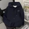 Nueva Marca de Moda Tendencia Primavera y Otoño Sudadera Holgada Tallas Grandes Moda Masculina Casual Chaqueta con Capucha Pulóver Venta al por Mayor