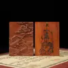 Madera alcanzada por un rayo Madera de azufaifo Colgante taoísta Bangxi Jin Chan Placa de relieve tridimensional tallada a mano Objeto mágico taoísta