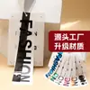 Etiquetas Prontas para Roupas Filme de PVC Etiquetas para Roupas, Mochilas, Produtos de Lona Etiquetas com Cordão Elástico Personalizáveis com Seu Próprio Design