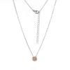 Directo de fábrica en stock al por mayor piedra de cumpleaños 12 de acero inoxidable cuentas de agujero pequeño accesorios de joyería DIY collar