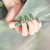 Fabricante de Pegatinas para Uñas, Verde Fresco, Impermeables, Buena Adhesión, Pegatinas para Uñas Cielo Estrellado de Cobertura Completa