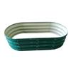 Fábrica mayoreo transfronterizo comercio exterior óvalo metal plantación cama de jardín lámina galvanizada exterior jardinería caja de plantación