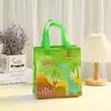 Amazon Pequeno Dinossauro Bolsa Portátil de TNT Sacola para Festa de Aniversário Sacola de Compras Reutilizável Atacado