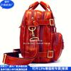 Bolso de Mano Transfronterizo Rpet de Cuero Genuino, Maletín de Negocios de Piel de Vaca Reciclada, Bolso para Computadora de Piel de Vaca, Fábrica Personalizada