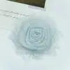 Rosa de Organza Flores DIY Acessórios Headdress de Renda Semi-Acabado Grampo Flor para Sapato Acessórios para Bolsa Acessórios para Roupa