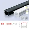 Tira de Luz Lineal de Aluminio, Luz Ambiental Triangular, Luz Lineal, Canaleta de Luz Lineal, Lámpara Colgante, Tira de Luz LED Lineal, Canaleta de Aluminio
