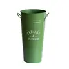 Cubo de Flores de Lata Estilo Americano, Cubo para Arreglos Florales de Floristería, Cubo Decorativo para Flores Secas y Artificiales de Sala de Estar, Fabricante de Cubos para Arreglos Florales del Hogar
