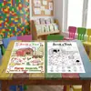 Compra direta transfronteiriça de 10 folhas/pacote de pôsteres para colorir com tema de fazenda, livros de desenho de exploração divertidos, papel para colorir educativo