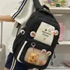 Mochila Escolar Fofa para Alunos do Ensino Fundamental, Ita Bag Estilo Japonês, Grande Capacidade, Alto Valor Estético, Mochila de Estudante, Mochila Transparente para Faculdade