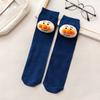 Calcetines Rectos para Niños Sin Talón, Adecuados para Cabezas de Muñeca, Se Pueden Usar por Delante y por Detrás, Calcetines de Colores Caramelo, Calcetines Unisex de Media Pantorrilla, Absorbentes de Sudor