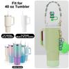 Juego de 7 tazas decorativas con tapa de paja, cadena de taza, llavero con colgante de bola de peluche, serie de dibujos animados