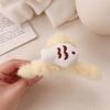 Bonita pinza para el pelo con forma de pez de peluche, para otoño e invierno, con forma de Mao Mao, adorable pinza para el pelo con forma de tiburón que combina con todo, accesorio para el pelo para mujer.