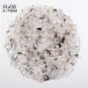 Venta al por mayor de fábrica Piedra triturada de cristal natural Cristal blanco Cuarzo rosa Piedra de cristal amarillo Materiales hechos a mano para decoración de uñas Piedra desmagnetizadora de cristal