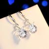 Nuevos pendientes de plata para otoño e invierno 2017 moda femenina largos Corea temperamento Joker colgante de estrella joyería al por mayor