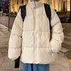 Casaco de inverno estilo Hong Kong, novo, acolchoado de algodão, folgado, para casal, roupas de pão, roupas de classe, moderno, acolchoado de algodão, para homens e mulheres, estudantes, jaqueta de algodão acolchoada