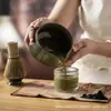 Tazón de Matcha de Cerámica Japonesa Transfronterizo, Utensilios para Preparar Té de la Dinastía Song, Juego de Batidores de Té de 100 Piezas, Caja de Regalo para Ceremonia de Té