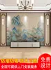 Decoración de Papel Tapiz en Nuevo Estilo Chino para Pared de Fondo de TV, Papel Tapiz de Paisaje para Sala de Estar, Tela de Pared Tridimensional, Revestimiento de Pared, Mural