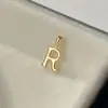 Plata S925 Colgante Individual Transfronterizo Pulsera de Letras DIY Collar Chapado en Oro de 14K Accesorios de Colgantes Simples Compactos