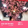 Ramas de flor de cerezo flor de durazno falsa plantas verdes de techo decoración enredaderas de flores de interior pared de celebridad de internet supermercado restaurante habitación cubierta superior fealdad