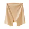 31109 Pantalones de Seguridad para Maternidad Anti-Exposición de Seda de Hielo sin Costuras con Soporte Abdominal, Suaves y Amigables con la Piel, Entrepierna Transpirable, Disponibles en Tres Colores