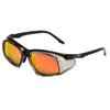 Han Meng Gafas Deportivas para Ciclismo de Día y Noche, Doble Uso, Cortavientos, con Visera, para Exteriores, Cortavientos, contra Arena, de Colores, Gafas Polarizadas