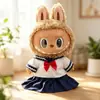 [Solo Ropa de Bebé] Ropa de Reemplazo para Muñeco de Peluche de Vinilo Labubu de 38 cm Falda Mokoko para Muñeco Labubu
