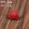 Marca Famosa Areia de Cristal Lótus Alto Polimento Vermelho Cinábrio Areia Flor de Rosa Flor Pequena Acessórios Pulseira Acessórios de Contas Budistas