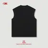 Chaleco de Exterior Bk para Hombre de Verano Color Sólido sin Mangas Conjunto de Chalecos Estilo Americano Chaleco de Fitness Conjunto Casual Deportivo