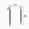 Tienda de Ropa Estante de Exhibición Negro de Acero Inoxidable Estante de Pared Estante de Exhibición para Mujer Estante Simple de Piso a Piso Colgador