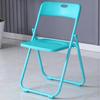 Silla Plegable Simple, Taburete, Silla con Respaldo, Silla Portátil para Computadora para el Hogar, Silla de Oficina, Silla de Conferencias, Silla de Comedor, Vela para Dormitorio