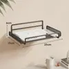 Suporte de Parede para Roteador Conjunto de Suportes de Parede para Set-Top Box Suporte Fixo de Parede Sem Perfuração Suporte de Armazenamento Wifi
