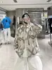 Camisa Estampada de Moda Retro Nueva Otoño 2026 para Hombres y Mujeres, Fluida, Ligera, con Caída, Corteholgado, Top Moderno