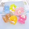 Animales de Dibujos Animados 3D Cara de Cerdo Luminosa Accesorios de Resina Decoración Colgante para Coche DIY Paisaje en Miniatura Bolsa Sorpresa para Transmisión en Vivo Par