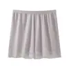 Pantalones de seguridad para el hogar de seda helada de cintura alta, frescos y suaves, sin costuras, amigables con la piel, anti-exposición para mujer 2117