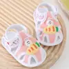 Zapatos para bebé al por mayor zapatos antideslizantes para niños pequeños zapatos lindos para bebé suministros para maternidad e infantil sandalias para niños y niñas zapatos de luna llena verano