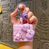 Llavero Creativo para Bolso de Cuero DIY, Colgante para Mochila, Lindo Accesorio Pequeño, Lindo Monedero para Mejor Amigo, Pequeño Regalo de Cuero