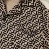 Lujo Ligero Letra F Catiónico Hombres Otoño e Invierno Lujo Ligero Gama Alta Traje de Manga Larga Se Puede Usar Afuera para Mantenerse Caliente Ropa para el Hogar