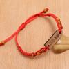 Para não ser. 1 pulseira feita à mão para os alunos do vestibular vencerem o exame, orando por bênçãos em terra, corda de mão, todo exame deve passar, corda vermelha