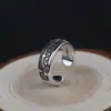 Anillo Vintage de la Osa Mayor para Hombre Anillo Abierto Sexy Moda Imitación Plata Tailandesa Anillo de Dedo Estrella