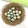 Cristal Natural Transfronterizo Mini 2cm Adornos de Huevo de Pájaro Ágata Jade Huevo de Mineral de Amoy Decoración de Huevo de Pascua