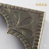 Protectores Metálicos de Esquina para Cajas de Regalo de Madera, Cubiertas Decorativas de Ángulo de Hierro para Esquinas, Protectores de Esquina de Caja en Ángulo Recto, Cubiertas de Esquina con Forma de Trébol