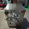 Homogeneizador Usado de 0,5 Tonelada 25 Megapascais Suco Sorvete Óleo de Amendoim Tinta Homogeneizador de Alta Pressão