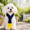 Bufanda para mascotas con borlas, calentador de cuello cómodo y transpirable para perros Teddy, Bichón y de tamaño pequeño a mediano, los mantiene abrigados y protegidos del viento al salir
