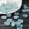 Jadeíta Azul Montaña Basha Tipo Hielo Flor Flotante Cuentas de Arroz con Cuentas Ovaladas de Jade Accesorios para Pendientes DIY Borla Venta al por Mayor