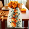 Camino de Mesa Nuevo Best-Seller de Amazon Transfronterizo con Estampado de Halloween, Sensación de Alta Gama, Decoración para Mesa de Sala y Mesa de Comedor, Mantel Personalizado