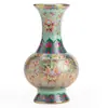 Adornos Cerámicos Hechos a Mano de Jingdezhen Estilo Chino Nuevo Jarrón Decorativo para Sala de Estar Adornos para Juego de Té Juego de Té Estilo Palacio Esmaltado