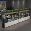 Divisória de Tela para Escritório Prateleira Armário Divisório Moderno Minimalista Grade de Restaurante Suporte para Plantas Flores Parede Divisória Ferro