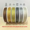 Fio de ouro e prata 36 fios 9 fios 12 fios multi-fios pulseira de fio de ouro material de colar laço de corda trançado à mão atacado